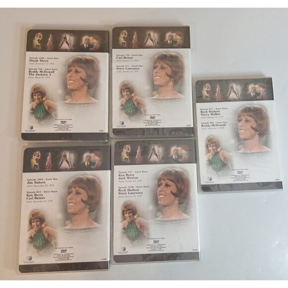 The Carol Burnett Show DVDs Lot Of 5 Episodes - The Jackson 5, Steve Lawrence - Picture 3 of 3